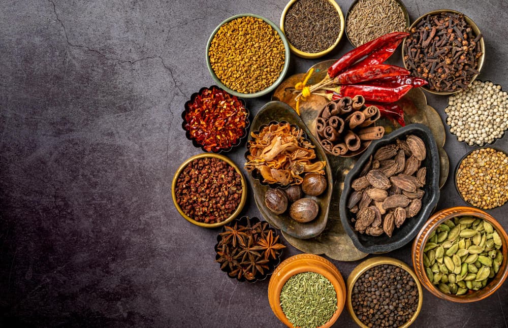 Premium spices background